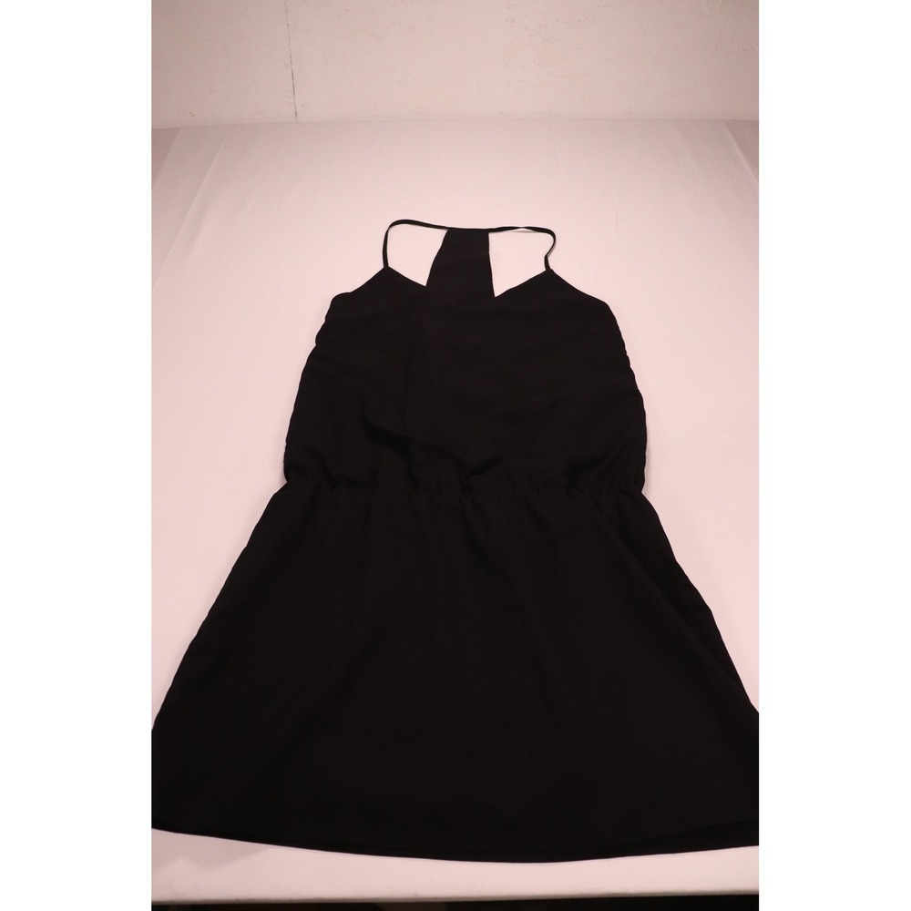 Haute Hippie Womens Black T-Back Mini Dress Sleeveless Elastic Waist XS NEW